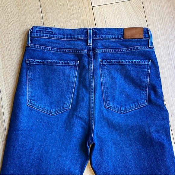 Blue jeans high-rise with buttons - Picture 4 of 4